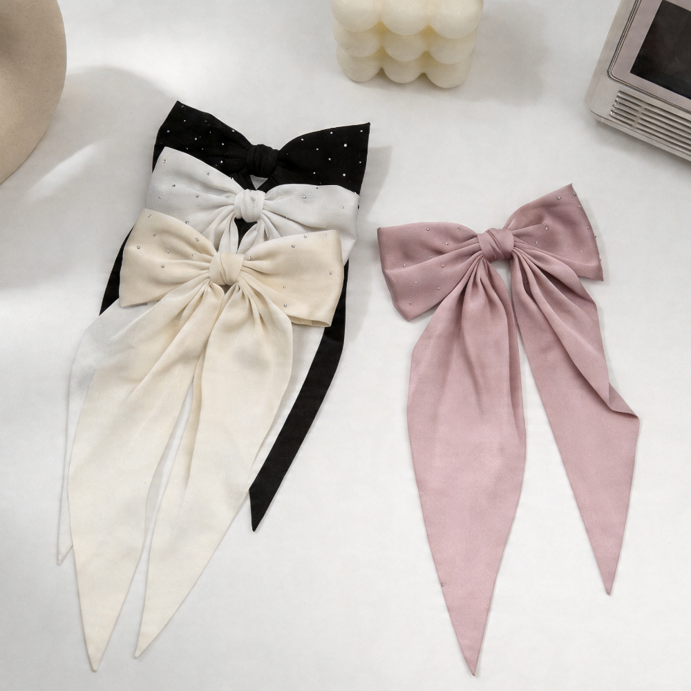 Maxi Fiocco Romantico con Code - Accessorio Capelli Chic