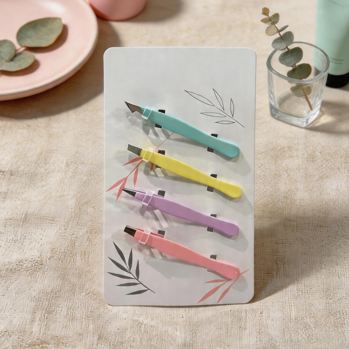 Kit 4 Pinzette per Sopracciglia