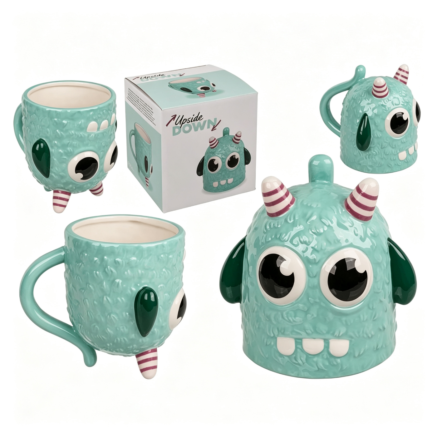 Mug Mostro Azzurro Capovolto 500ml - Tazza Divertente
