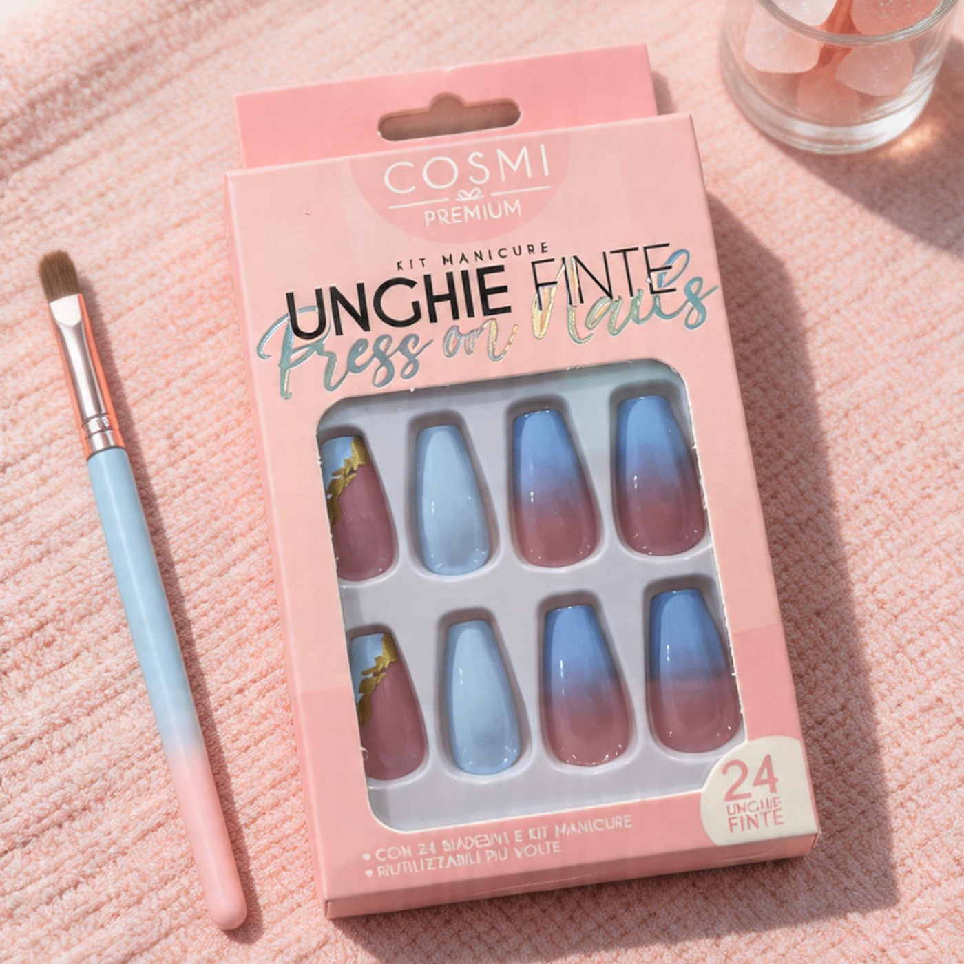 Unghie Press-on 24pz - Design Elegante e Naturale