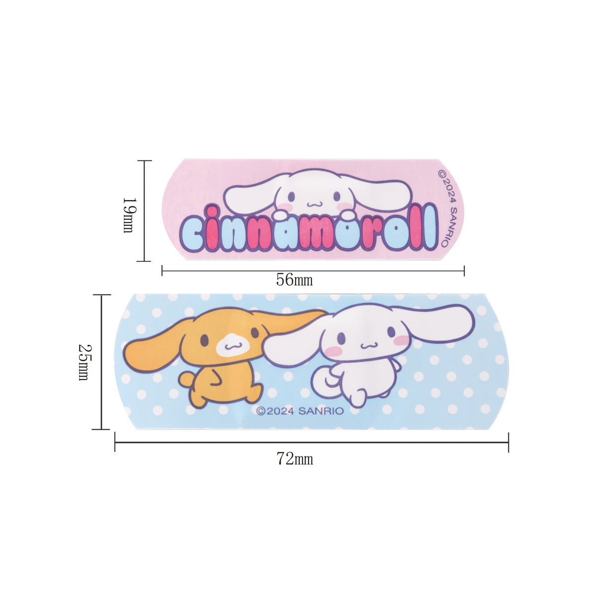 HK CINNAMOROLL BANDAIDS METAL BOX