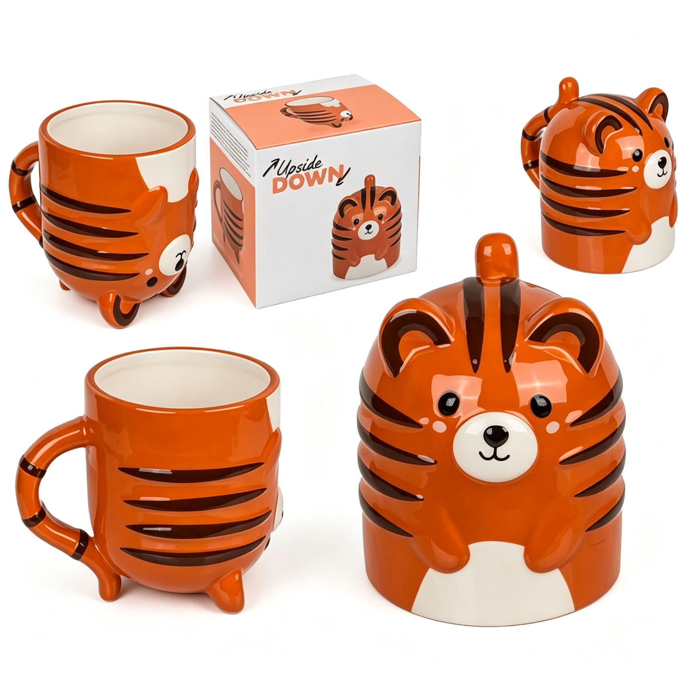Mug Tigre Capovolta 500ml - Tazza Simpatica