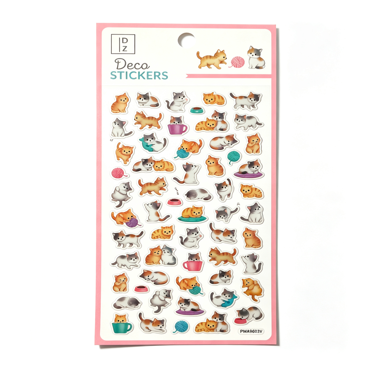 Adesivi Gatti Carini | Stickers PVC Impermeabili per Journaling