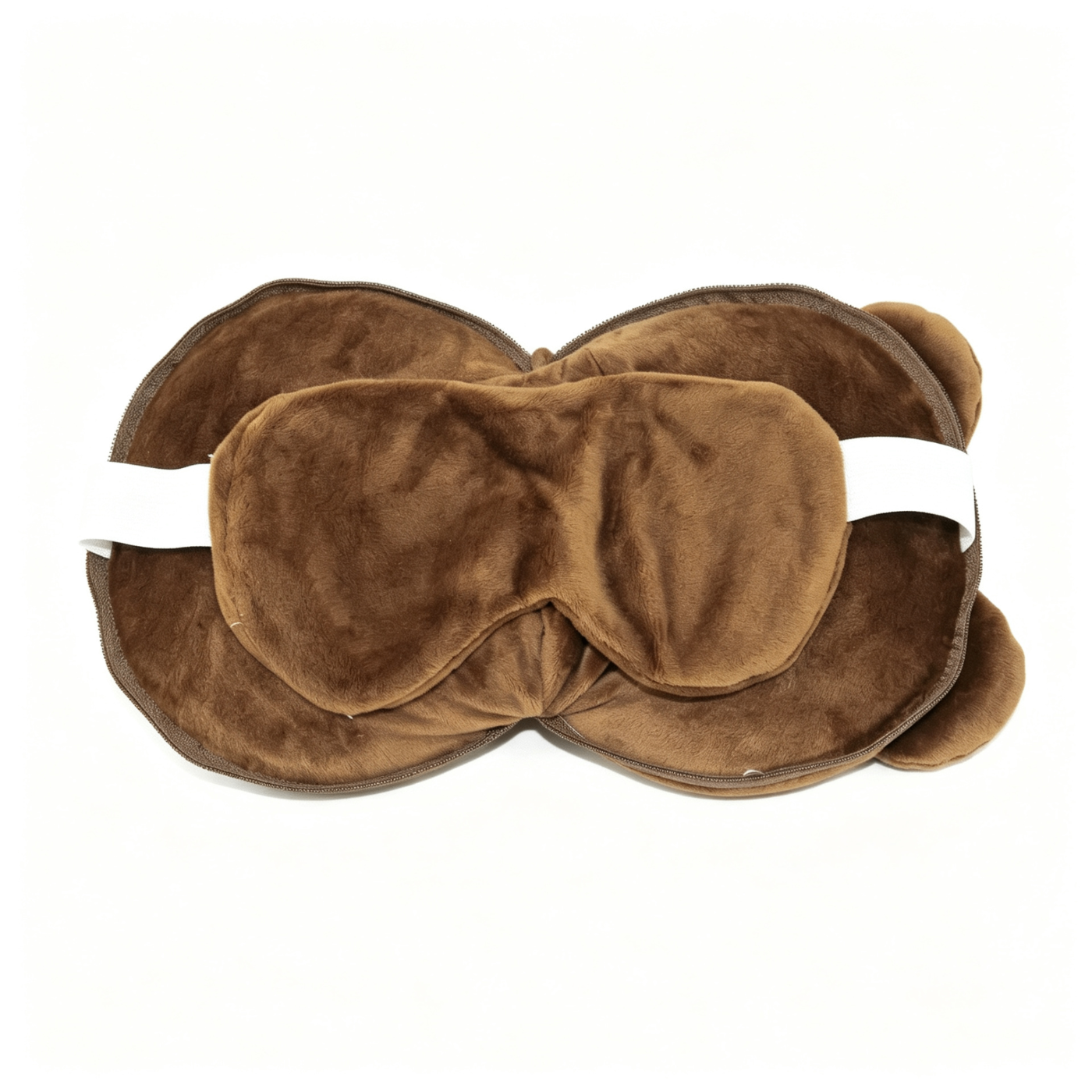 Cuscino da Viaggio Capybara 2-in-1 - Peluche Morbido con Mascherina Integrata