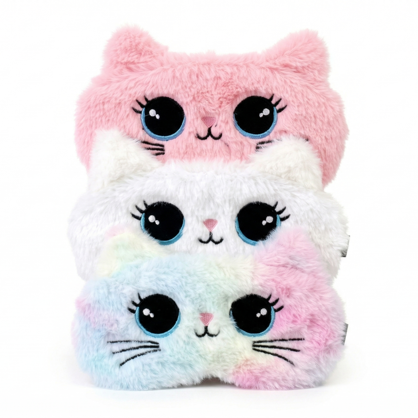 Mascherina per Occhi Notte Peluche Gatto