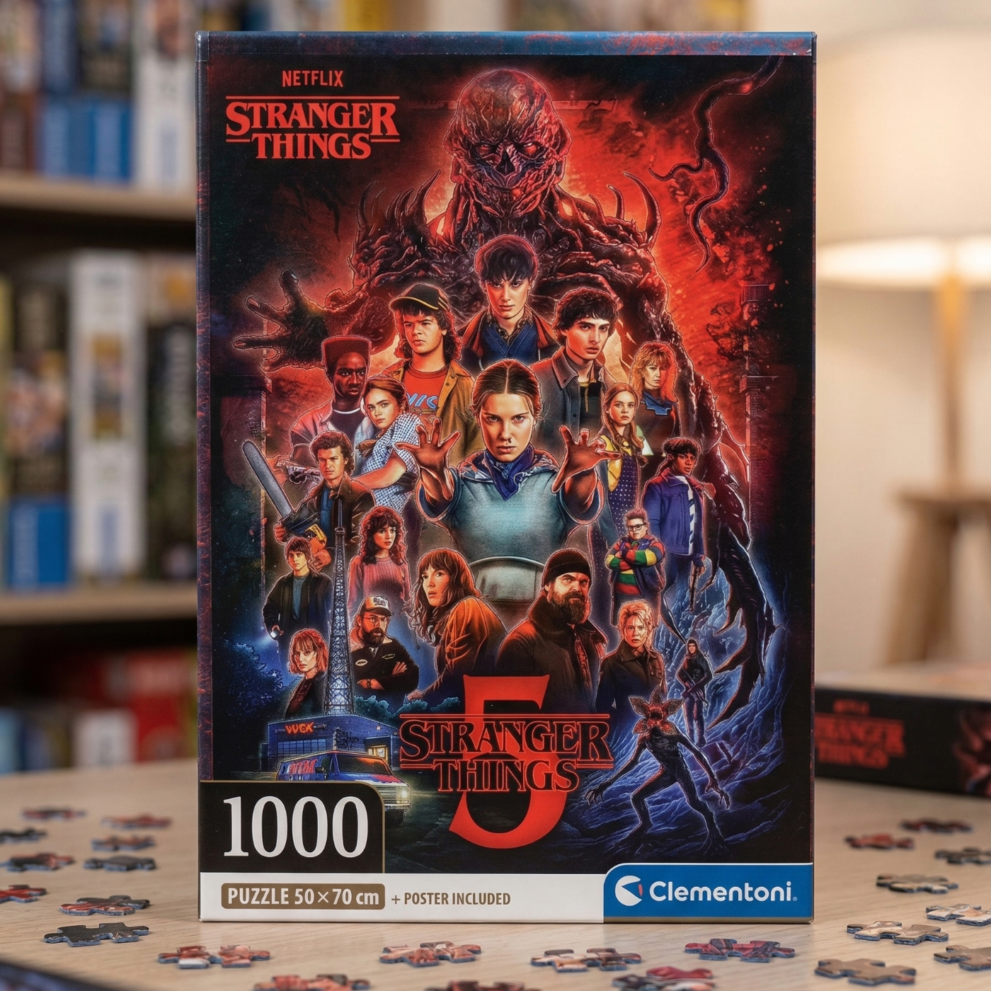 Clementoni - Puzzle - Stranger Things - 1000 Pezzi- Puzzle Adulti, Made In Italy