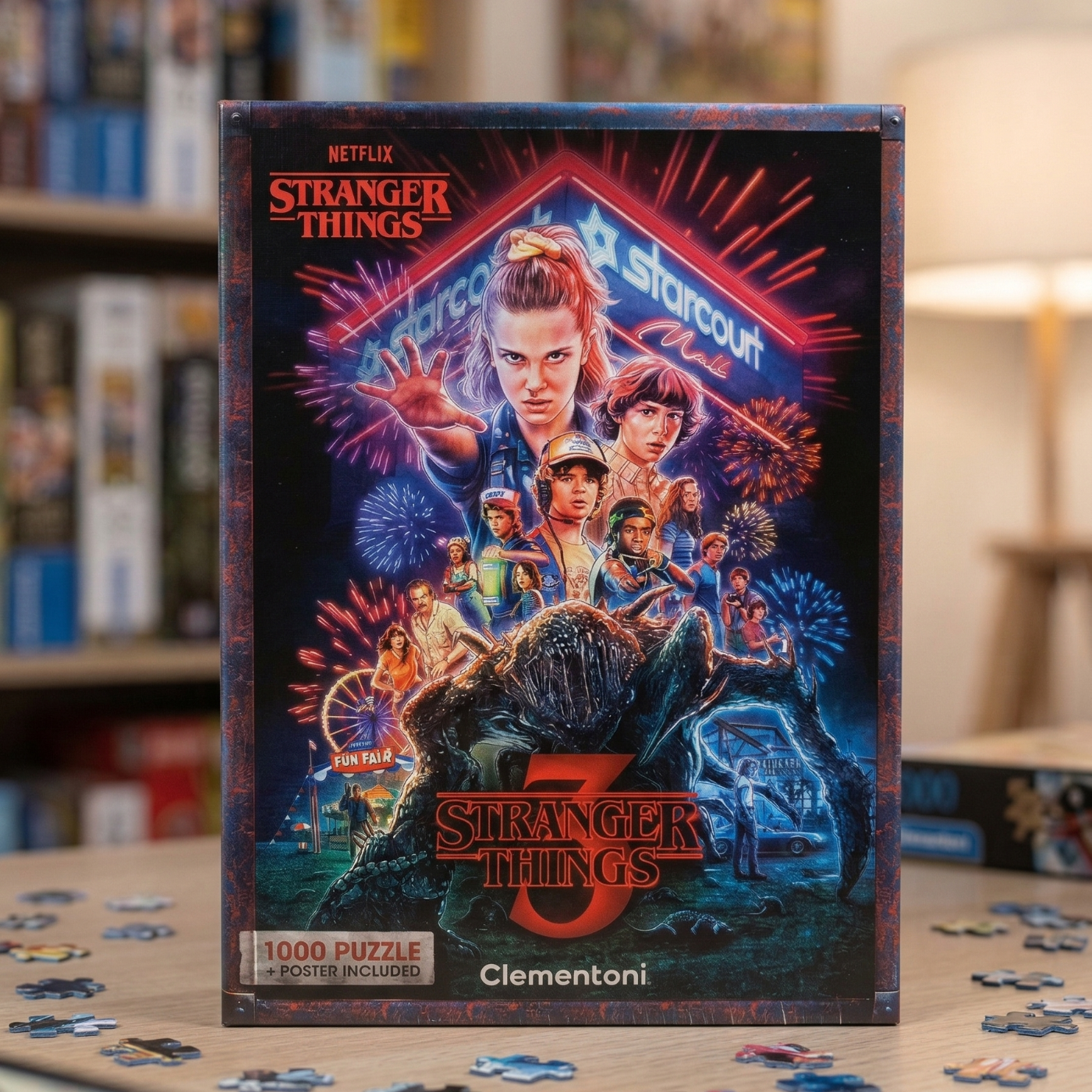 Clementoni - Puzzle - Stranger Things - 1000 Pezzi- Puzzle Adulti, Made In Italy