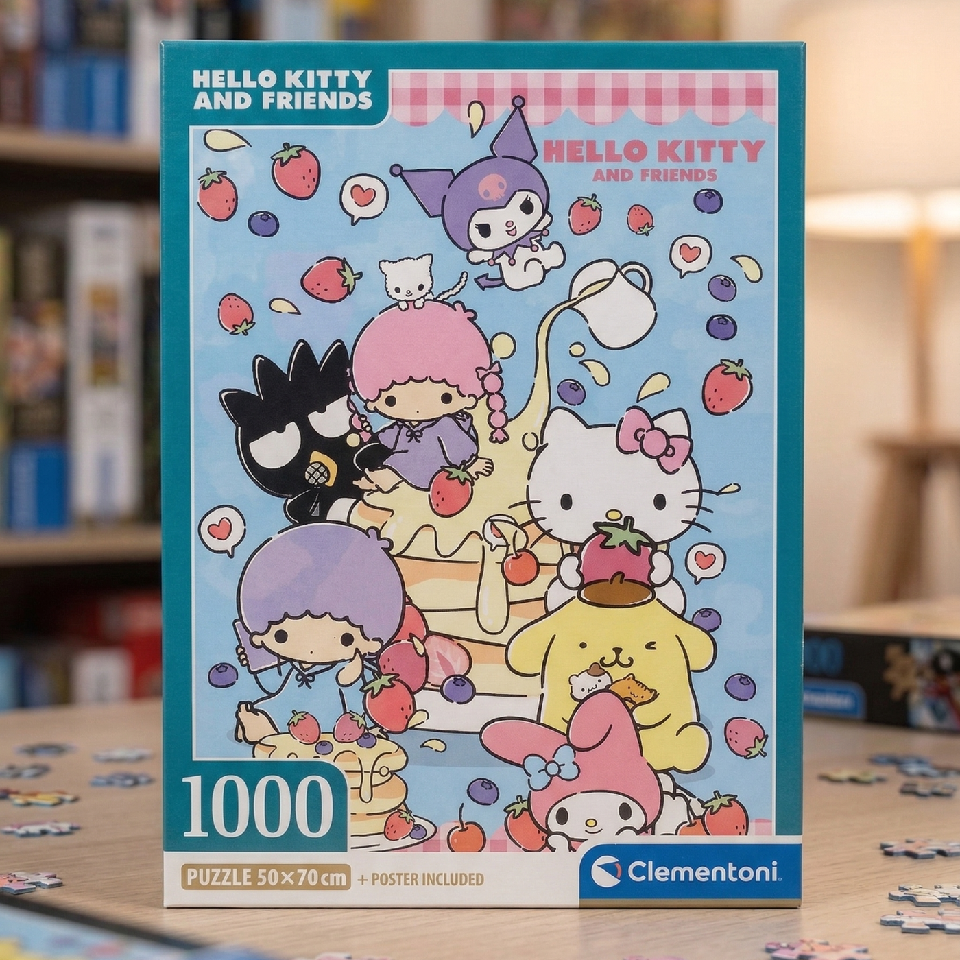 Clementoni - Puzzle - HELLO KITTY - 1000 Pezzi- Puzzle Adulti, Made In Italy
