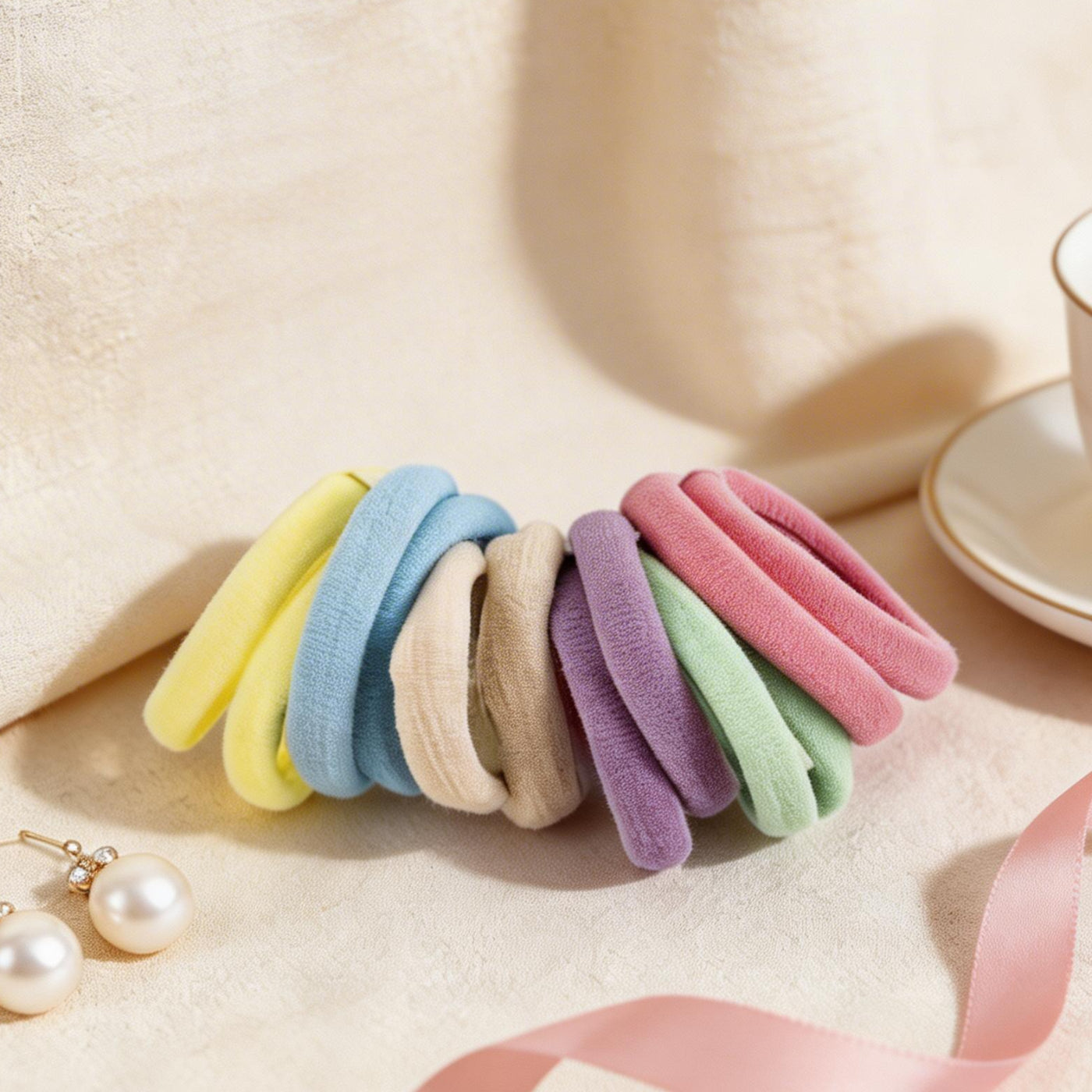 Set Elastici per Capelli Multicolore