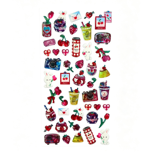 Adesivi Carini Candy & Mix Colorato | Sticker per Journaling e DIY