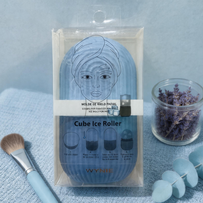 Ghiaccio per Viso in Silicone - Ice Roller Rinfrescante per Sgonfiare e Massaggiare