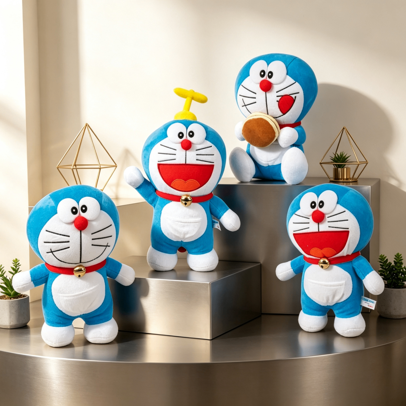 Doraemon Peluche 28cm - Modelli Assortiti: Classico, Elica e Dorayaki