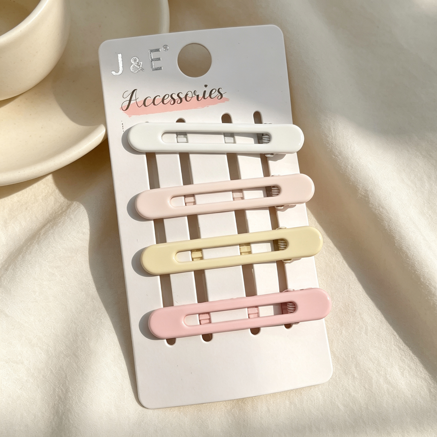 Mollette Capelli Opache Pastel | Set Fermagli Colorati Minimalist