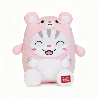 Peluche Gatto Kawaii in Costume 22cm - Morbidi e Antistress