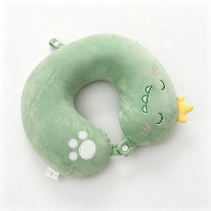 Cuscino Cervicale a U - Morbido Peluche con Zampette