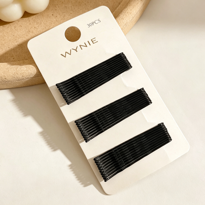 Set Forcine per Capelli in Metallo 6cm – Mollette Invisibili Nere Professionali