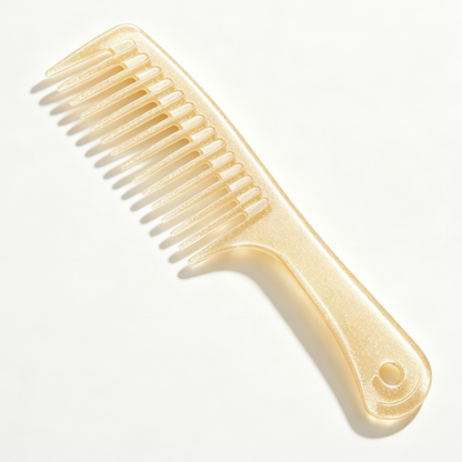 Pettine a Denti Larghi per Capelli Ricci e Mossi – Districante Anti-nodo