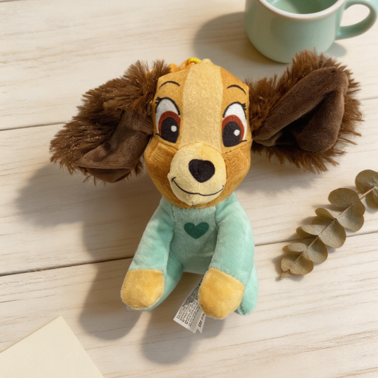 Portachiavi Disney Lilli (Lady) Peluche con Vestitino - 12cm