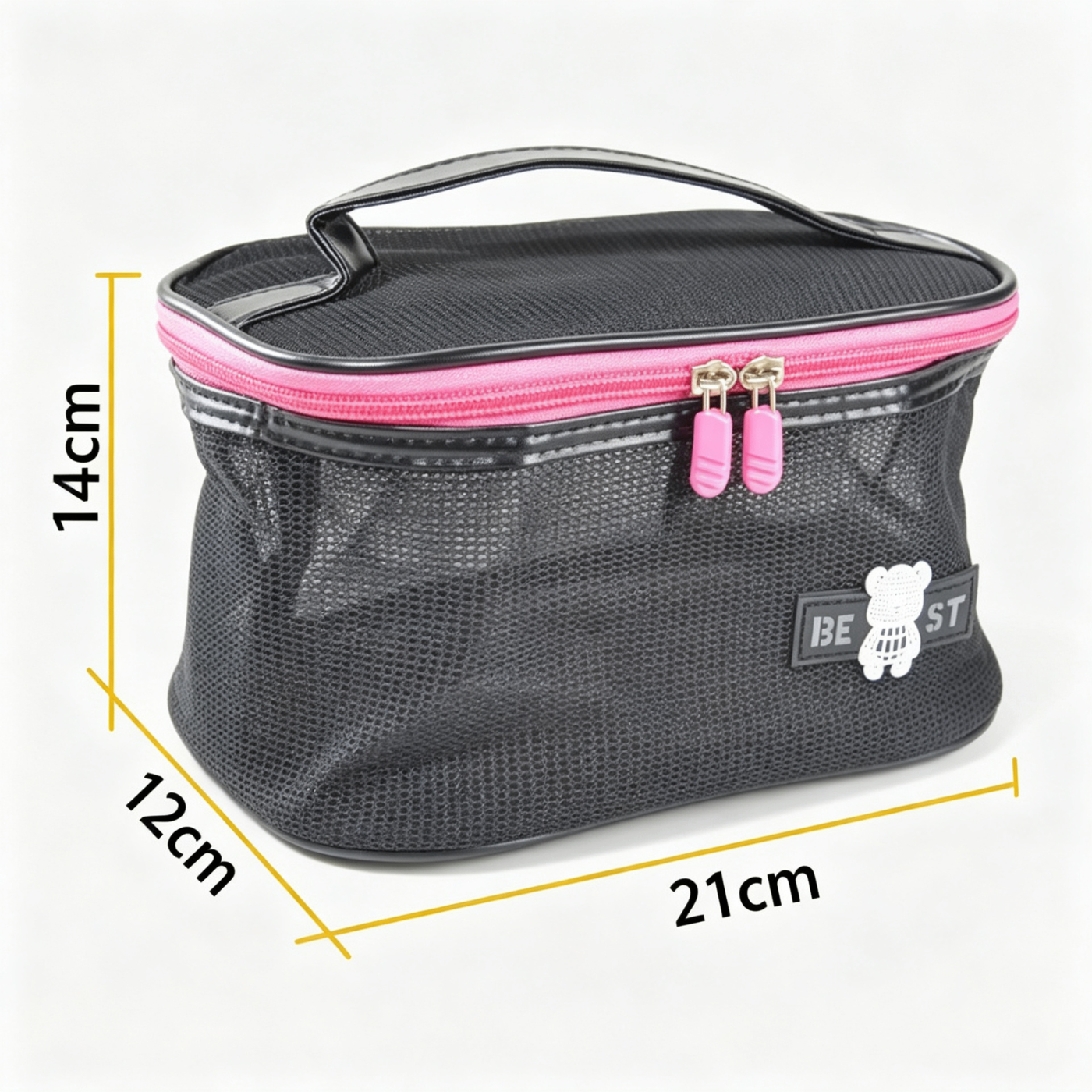 Borsa da Toilette in Rete Traspirante - Organizer Trucco e Viaggio