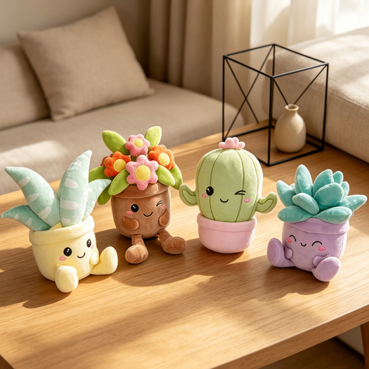 Peluche Piantina Super Squishy 24cm - Kawaii Kuties Morbidi al Tatto | Idea Regalo