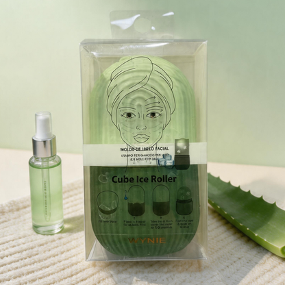 Ghiaccio per Viso in Silicone - Ice Roller Rinfrescante per Sgonfiare e Massaggiare