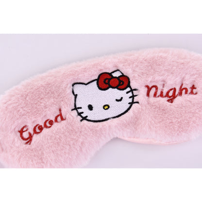 HK PLUSH MASK SATIN NIGHT TRAVEL