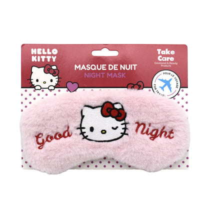 HK PLUSH MASK SATIN NIGHT TRAVEL