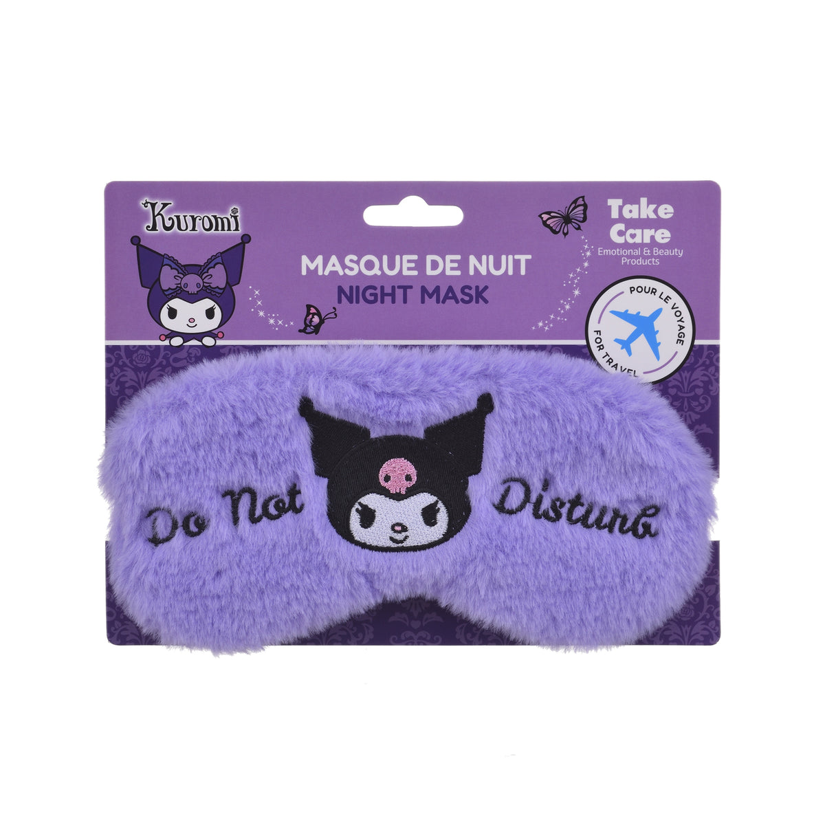 HK KURO PLUSH MASK SATIN NIGH TRAV