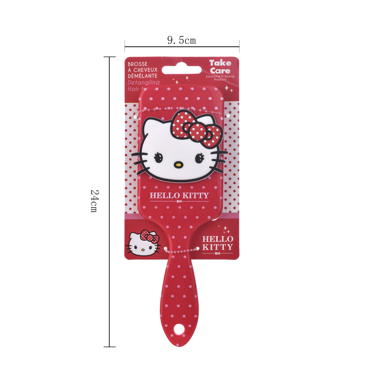 HELLO KITTY HAIR BRUSH SIL