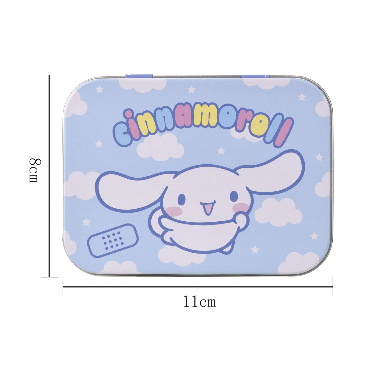 HK CINNAMOROLL BANDAIDS METAL BOX