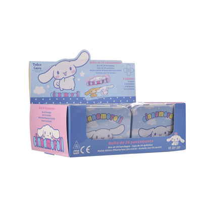 HK CINNAMOROLL BANDAIDS METAL BOX