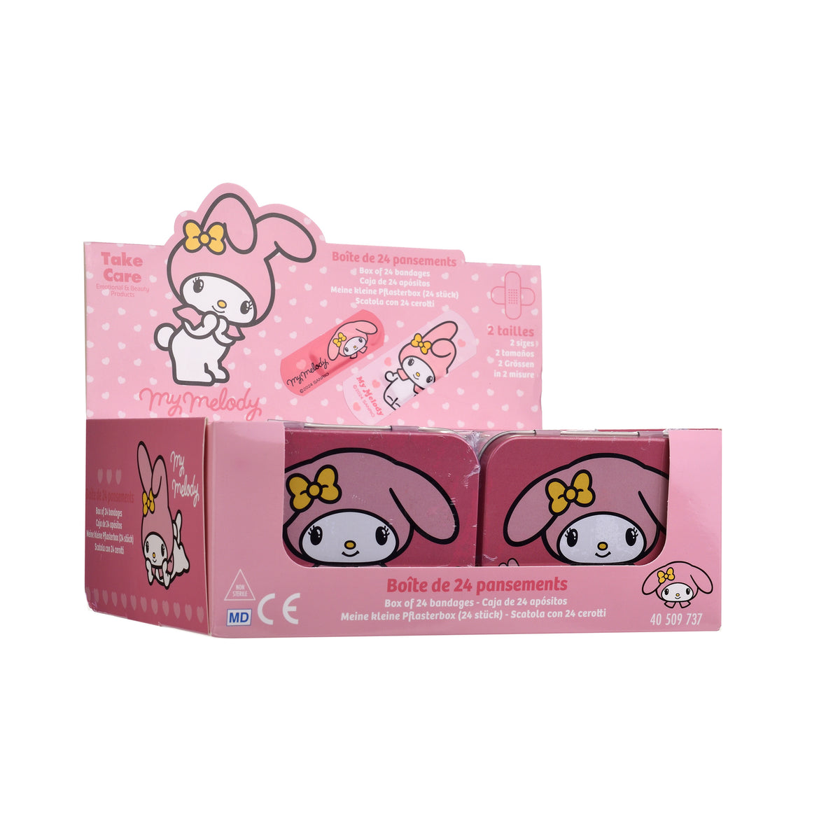 HK MELODY BANDAIDS METAL BOX
