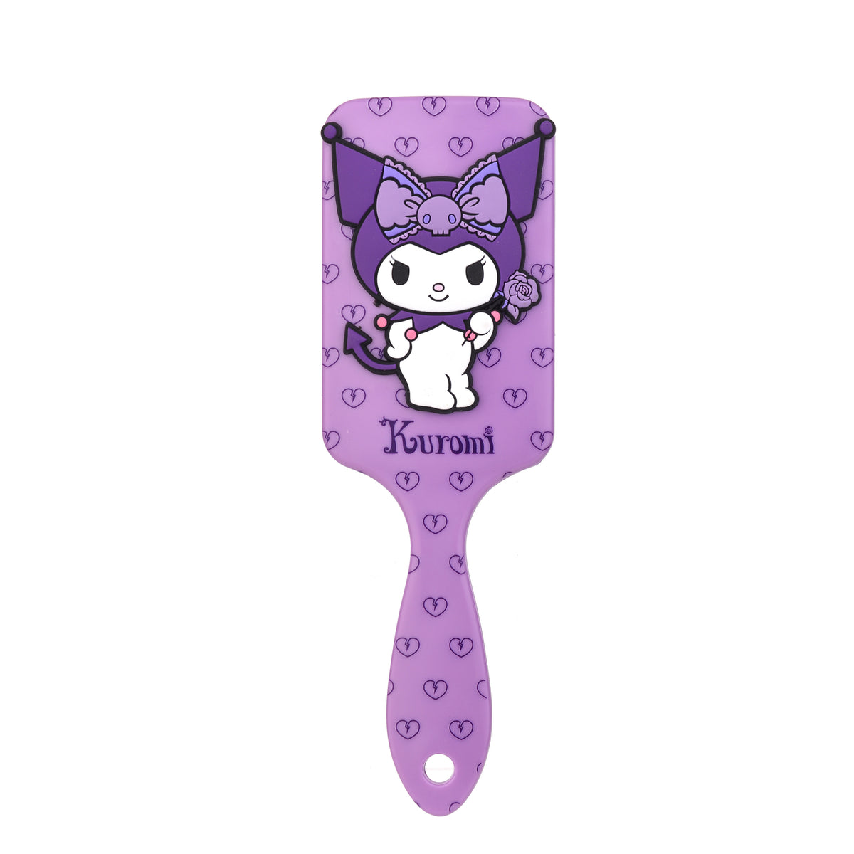 HK KUROMI HAIR BRUSH SIL