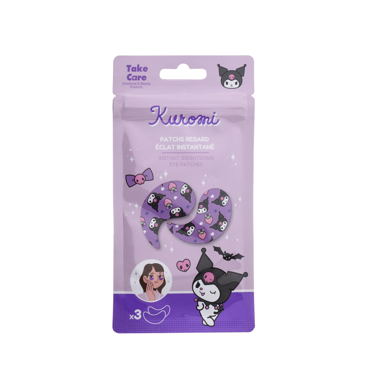 HK KUROMI GELEYE PAD 3PAIRS BRIGHT