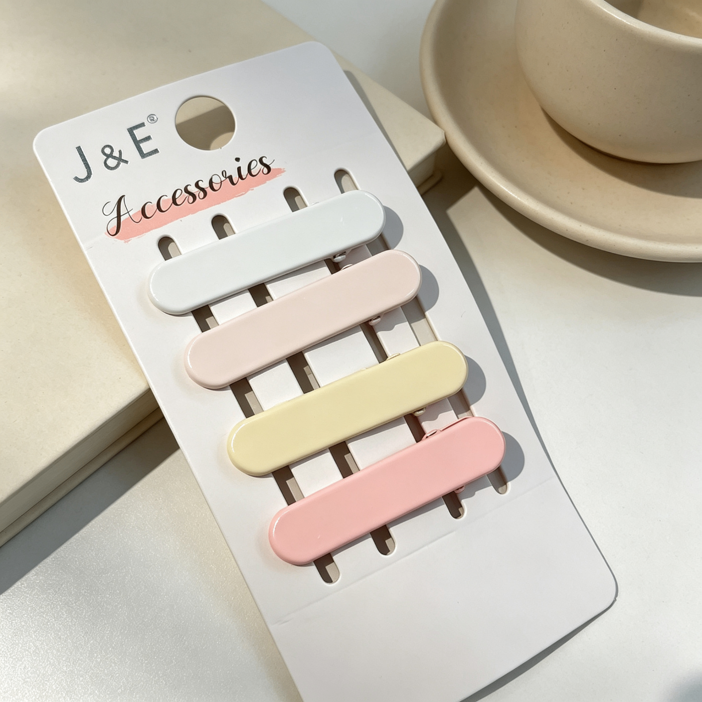 Mollette Capelli Opache Macaron | Accessori Capelli Minimalist
