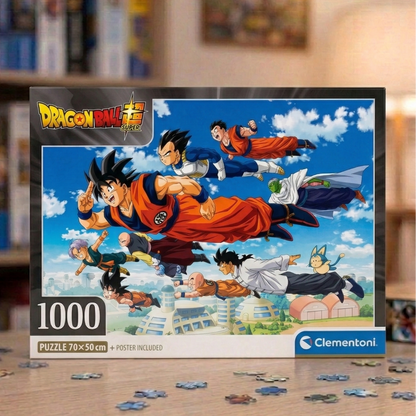 Clementoni - Puzzle - Dragon Ball - 1000 Pezzi- Puzzle Adulti, Puzzle Anime, Made In Italy