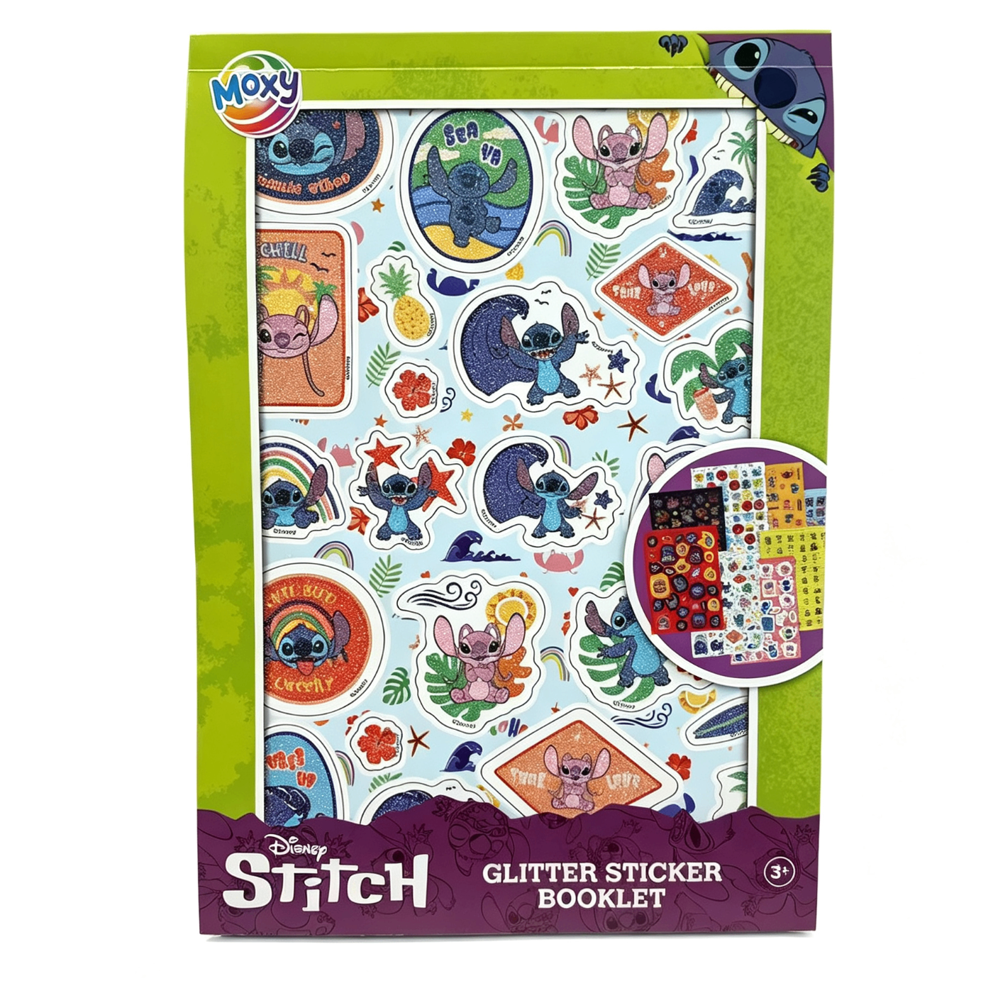 Disney Stitch: Libretto di Adesivi Glitter – Formato A5