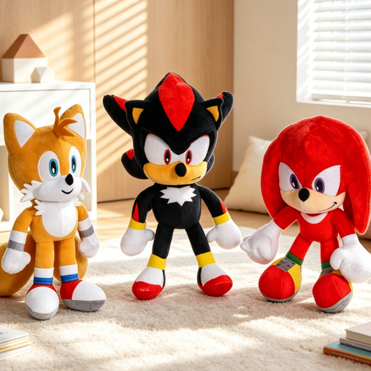 Peluche Sonic the Hedgehog 30cm - Personaggi Amici di Sonic Originali