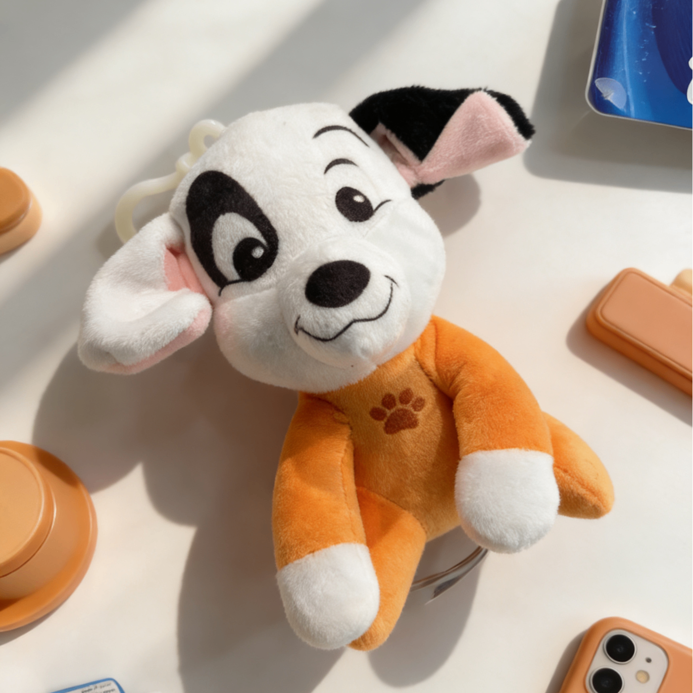 Portachiavi Disney Dalmata (101 Dalmati) Peluche - 12cm