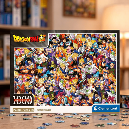 Clementoni - Puzzle - Dragon Ball - 1000 Pezzi- Puzzle Adulti, Puzzle Anime, Made In Italy