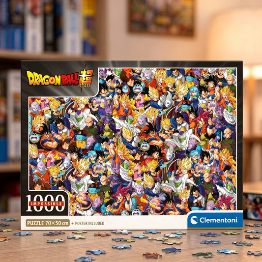 Clementoni - Puzzle - Dragon Ball - 1000 Pezzi- Puzzle Adulti, Puzzle Anime, Made In Italy