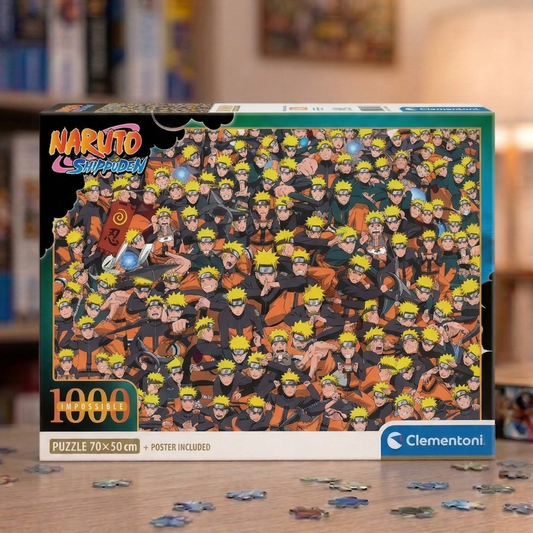 Clementoni - Puzzle - Naruto - 1000 Pezzi- Puzzle Adulti, Puzzle Anime, Made In Italy