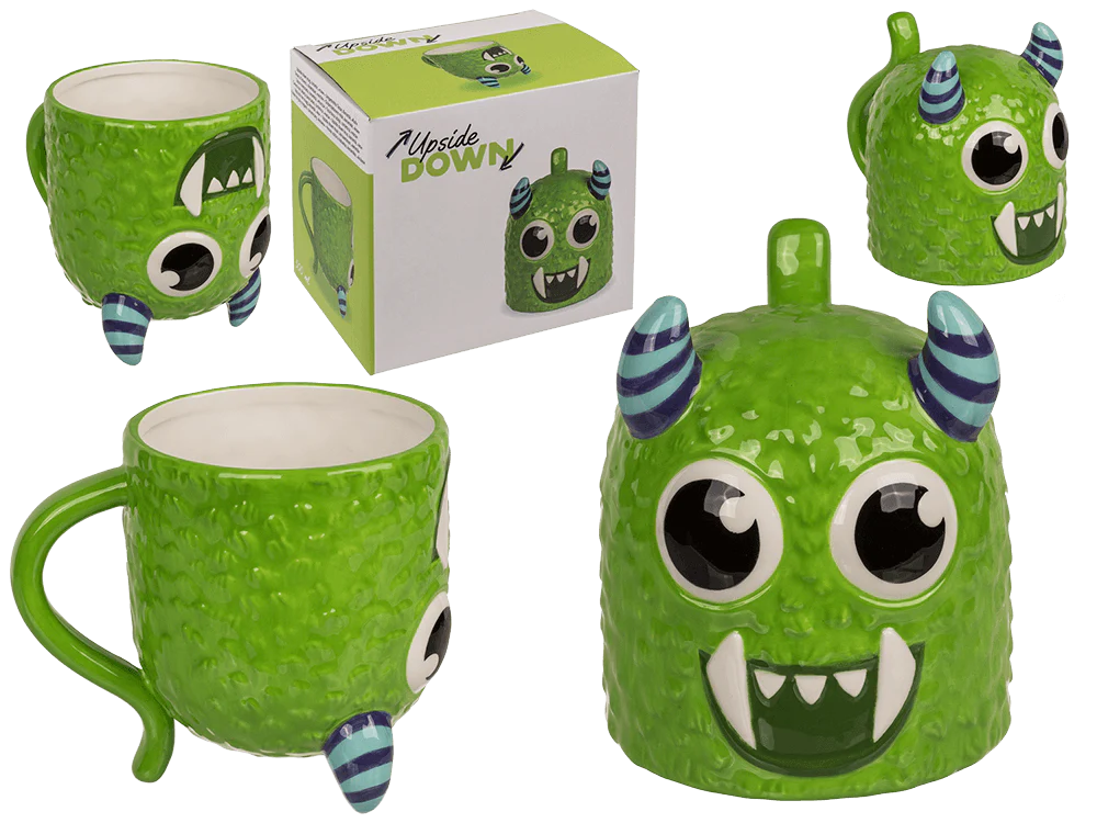 Mug Mostro Verde Capovolto 500ml - Tazza Divertente