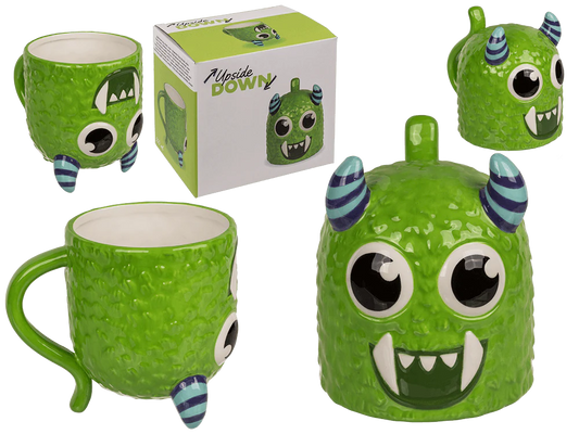Mug Mostro Verde Capovolto 500ml - Tazza Divertente