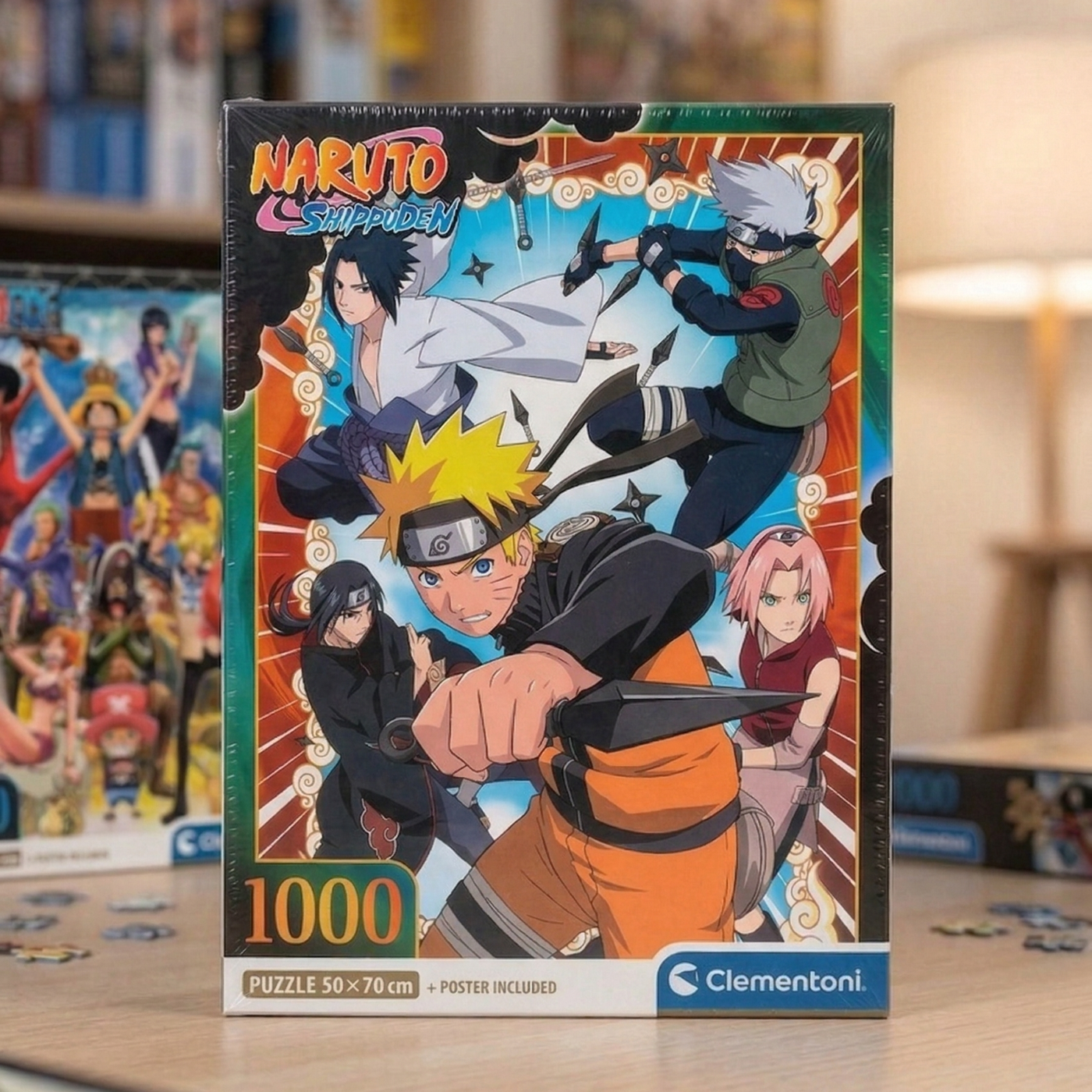 Clementoni - Puzzle - Naruto - 1000 Pezzi- Puzzle Adulti, Puzzle Anime, Made In Italy