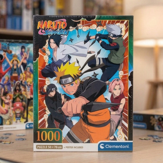Clementoni - Puzzle - Naruto - 1000 Pezzi- Puzzle Adulti, Puzzle Anime, Made In Italy
