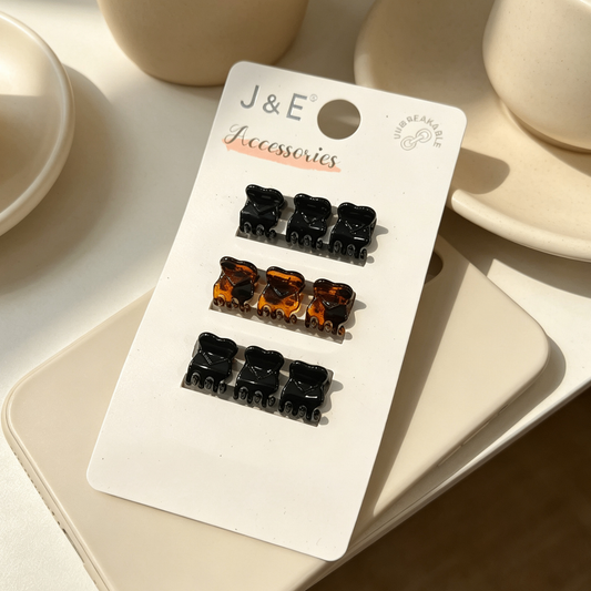 Mollette Mini Chic: L'Incanto della Tartaruga e Noir