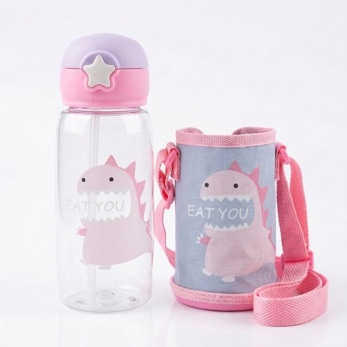 Borraccia Dinosauro per Bambini con Custodia - 700ml