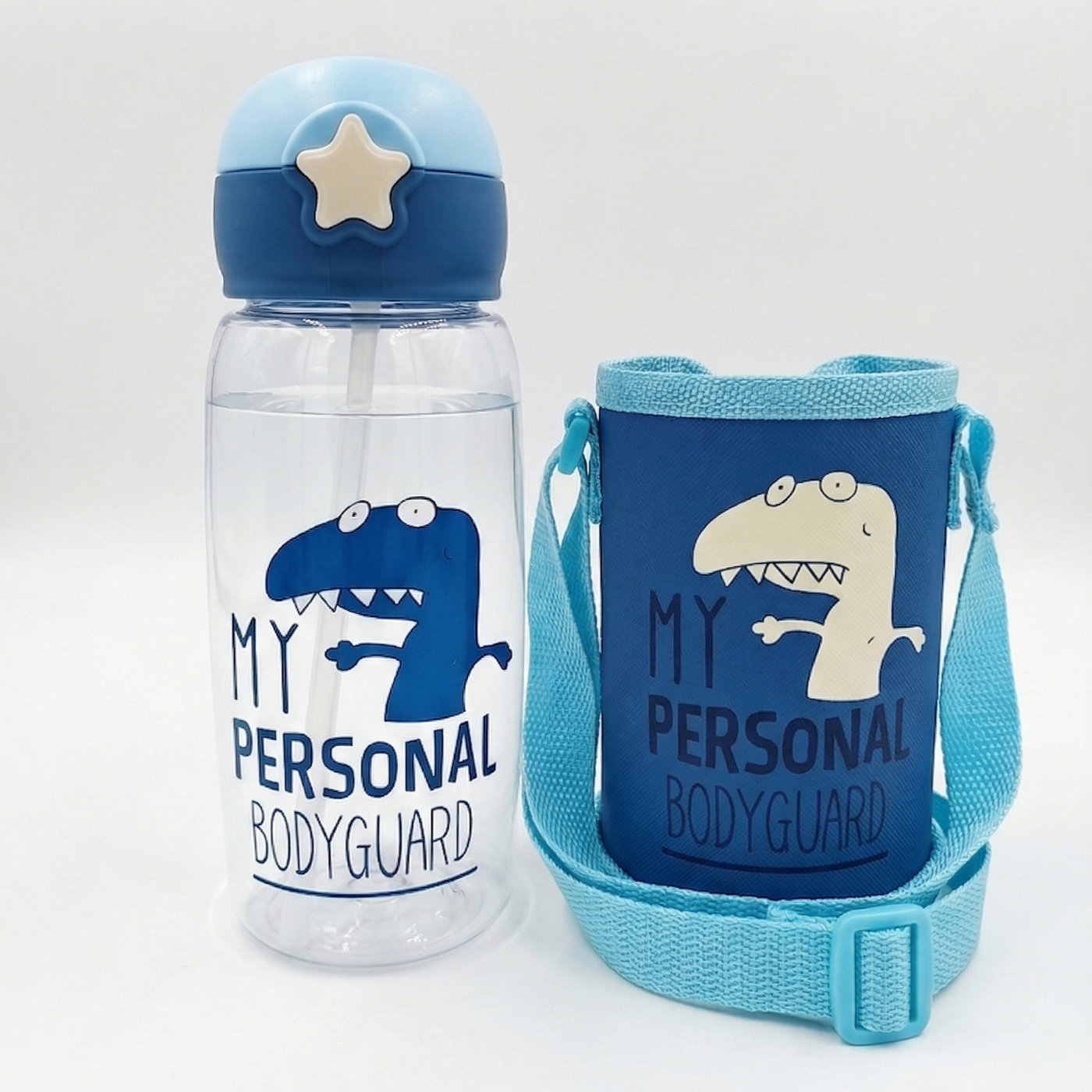 Borraccia Dinosauro per Bambini con Custodia - 700ml