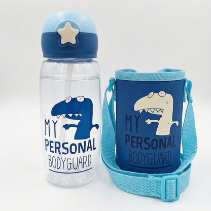 Borraccia Dinosauro per Bambini con Custodia - 700ml